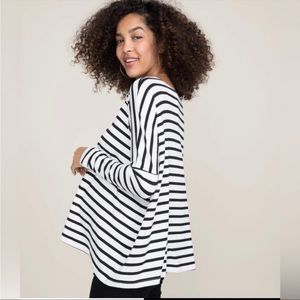 Hatch Stripe Long Sleeve Tee Size 1